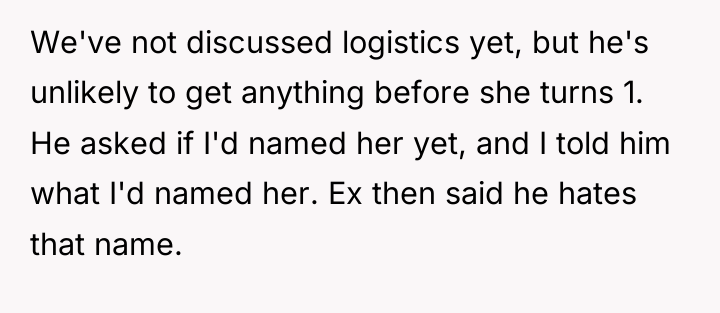 We've not discussed logistics yet, but he's unlikely to get...