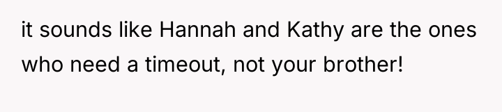 it sounds like Hannah and Kathy are the ones who...