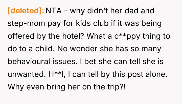 [deleted] NTA - why didn't her dad and step-mom pay...
