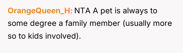 OrangeQueen_H NTA A pet is always to some degree a...