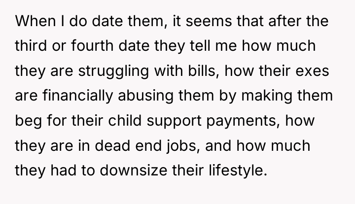 When I do date them, it seems that after the...