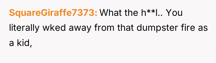 SquareGiraffe7373 What the h**l.. You literally wked away from that...