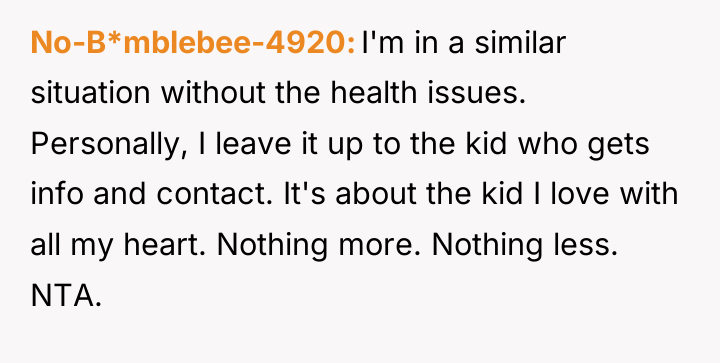 No-B*mblebee-4920 I'm in a similar situation without the health issues....