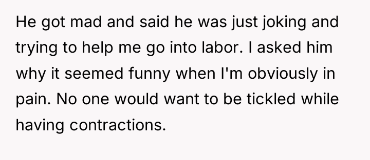 He got mad and said he was just joking and...