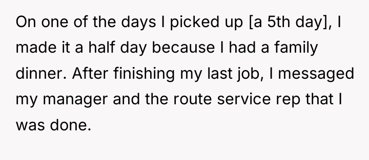 On one of the days I picked up [a 5th...