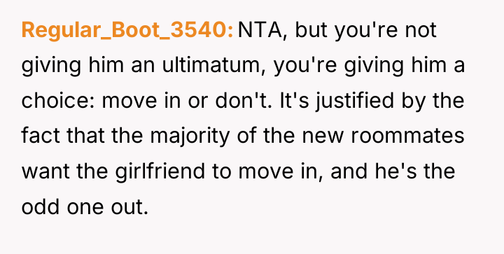 Regular_Boot_3540 NTA, but you're not giving him an ultimatum, you're...