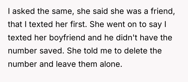 I asked the same, she said she was a friend,...
