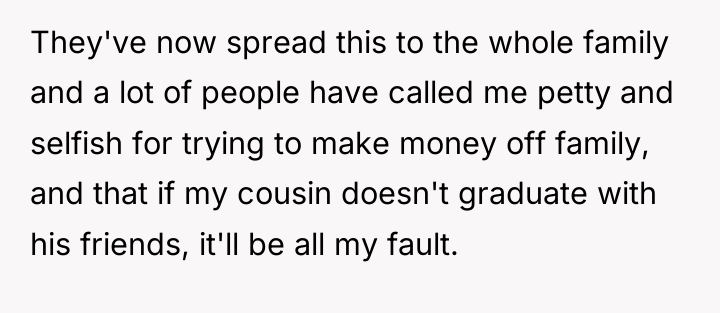They've now spread this to the whole family and a...