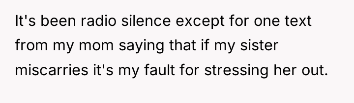 It's been radio silence except for one text from my...