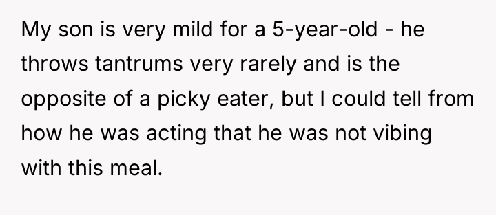 My son is very mild for a 5-year-old - he...