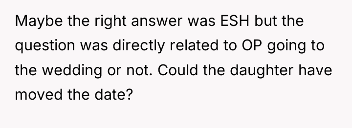 Maybe the right answer was ESH but the question was...