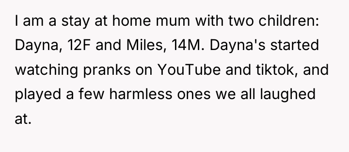 I am a stay at home mum with two children:...