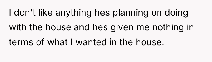 I don't like anything hes planning on doing with the...