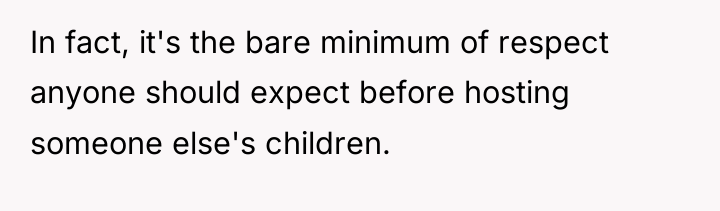 In fact, it's the bare minimum of respect anyone should...