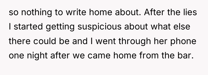 so nothing to write home about. After the lies I...
