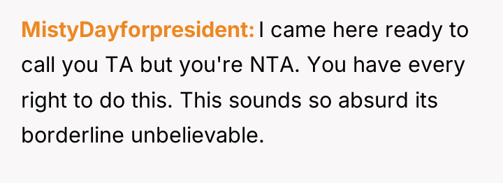 MistyDayforpresident I came here ready to call you TA but...