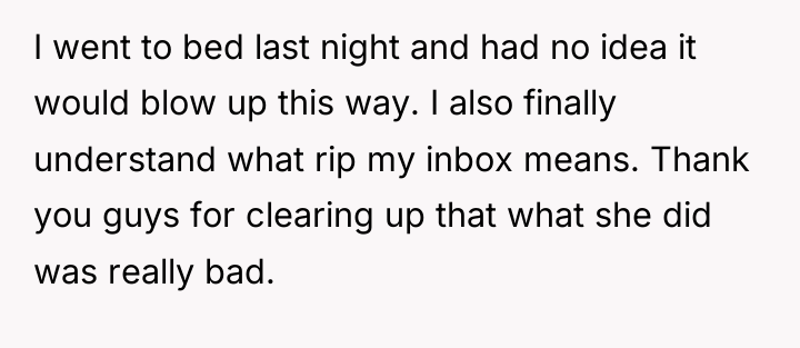 I went to bed last night and had no idea...