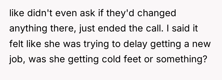 like didn't even ask if they'd changed anything there, just...
