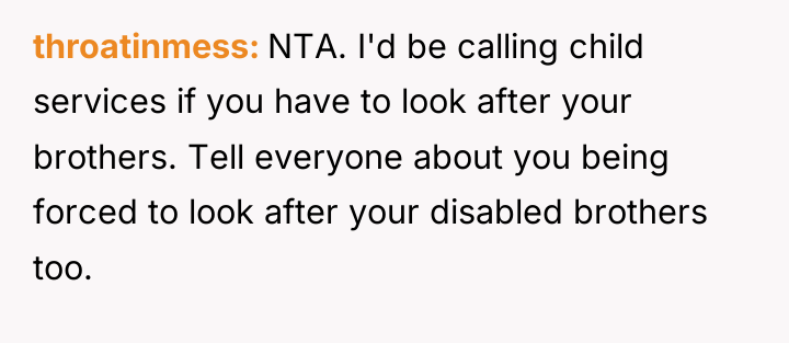 throatinmess NTA. I'd be calling child services if you have...