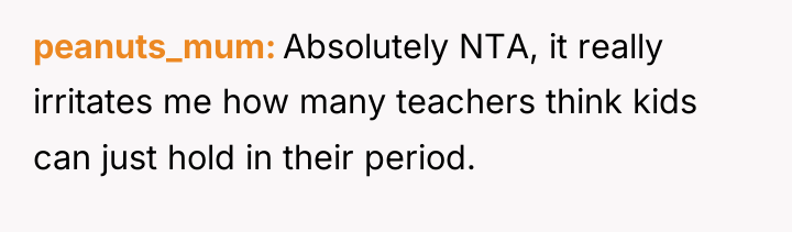 peanuts_mum Absolutely NTA, it really irritates me how many teachers...