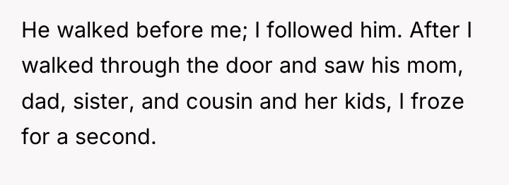 He walked before me; I followed him. After I walked...