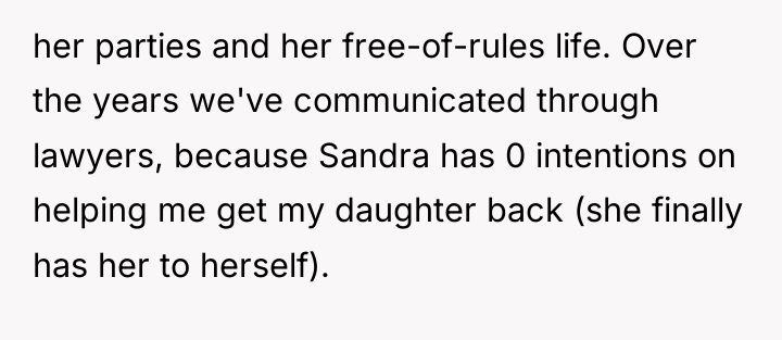 her parties and her free-of-rules life. Over the years we've...