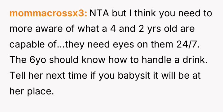mommacrossx3 NTA but I think you need to more aware...