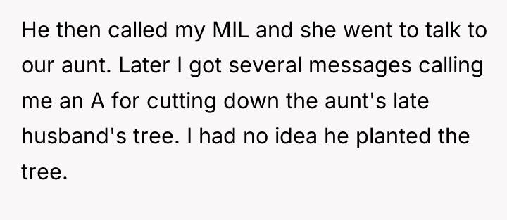 He then called my MIL and she went to talk...