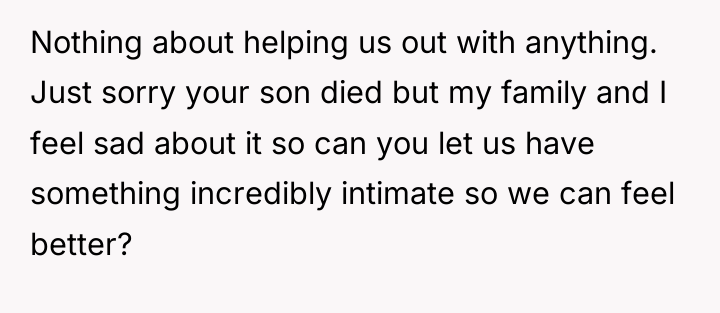 Nothing about helping us out with anything. Just sorry your...