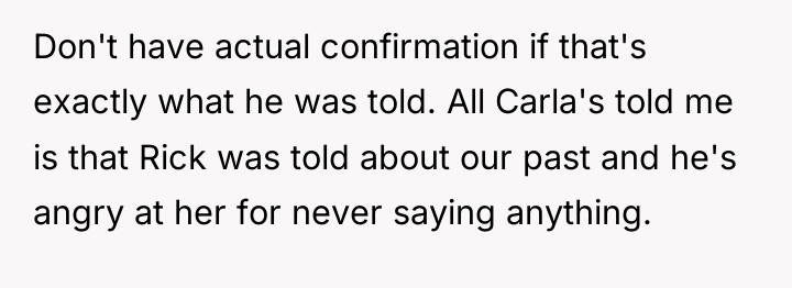 Don't have actual confirmation if that's exactly what he was...