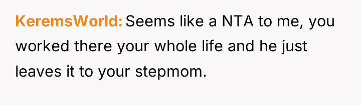 KeremsWorld Seems like a NTA to me, you worked there...