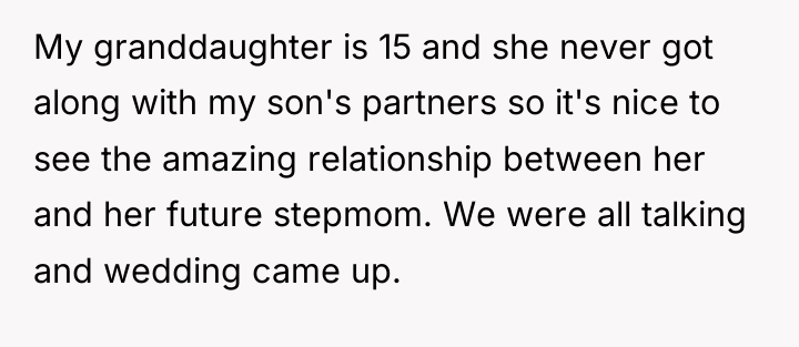 My granddaughter is 15 and she never got along with...