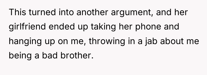 This turned into another argument, and her girlfriend ended up...