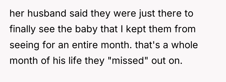 her husband said they were just there to finally see...