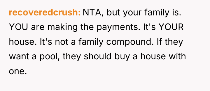 recoveredcrush NTA, but your family is. YOU are making the...