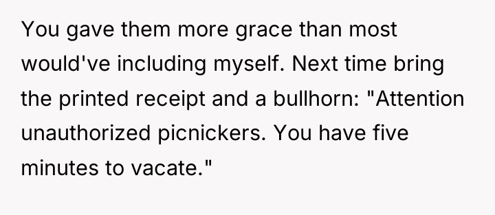 You gave them more grace than most would've including myself....