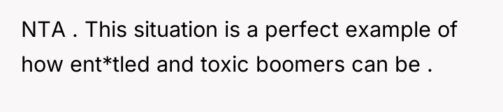 NTA . This situation is a perfect example of how...