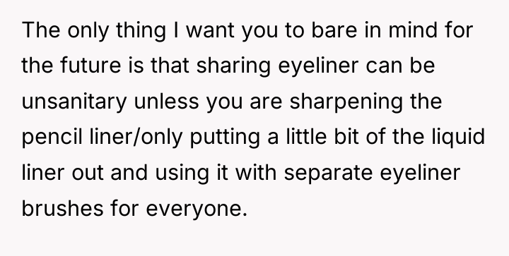 The only thing I want you to bare in mind...
