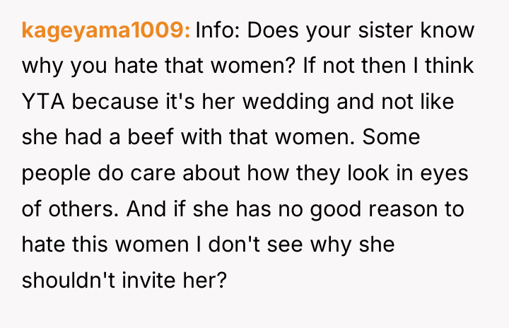 kageyama1009 Info: Does your sister know why you hate that...