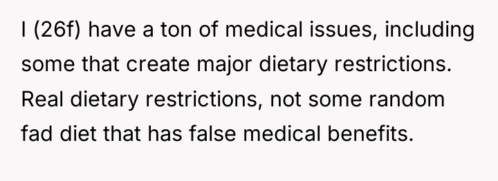 I (26f) have a ton of medical issues, including some...