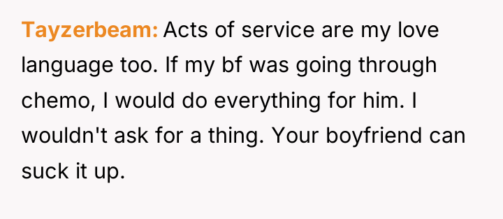 Tayzerbeam Acts of service are my love language too. If...