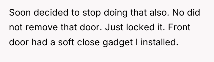 Soon decided to stop doing that also. No did not...