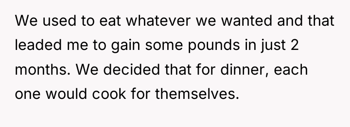 We used to eat whatever we wanted and that leaded...