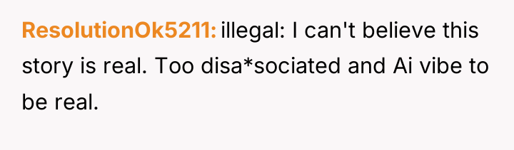 ResolutionOk5211 illegal: I can't believe this story is real. Too...