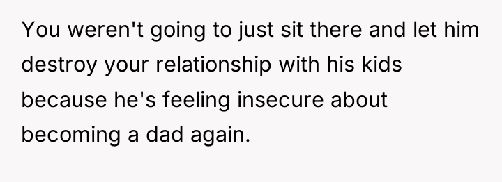 You weren't going to just sit there and let him...