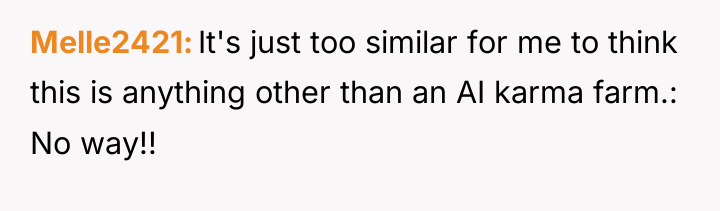 Melle2421 It's just too similar for me to think this...