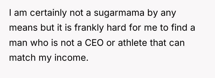 I am certainly not a sugarmama by any means but...