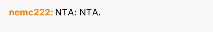 nemc222 NTA: NTA.