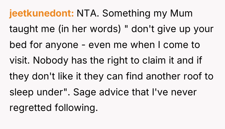 jeetkunedont NTA. Something my Mum taught me (in her words)...