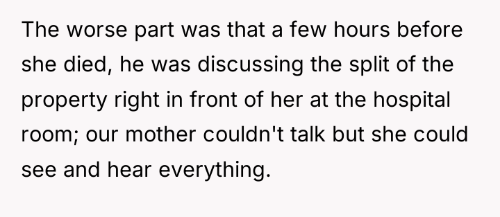 The worse part was that a few hours before she...
